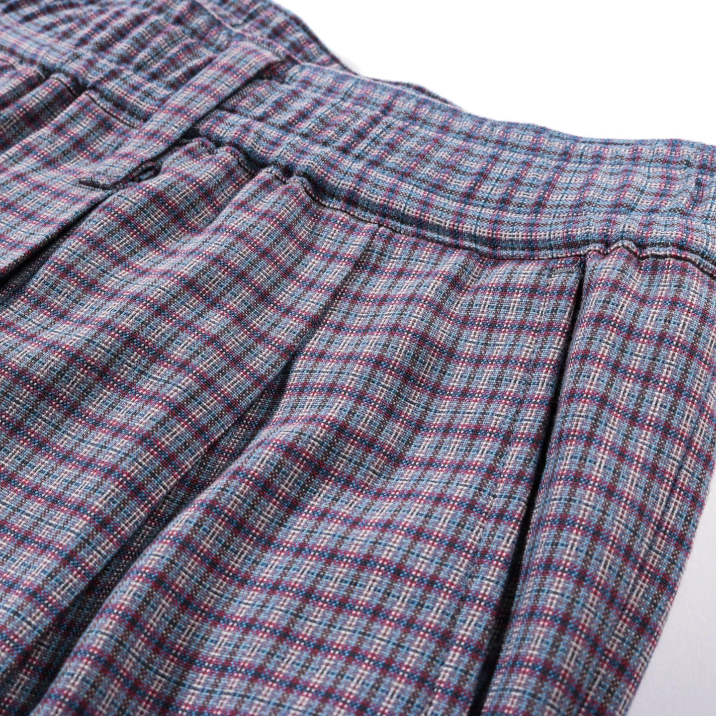 N.HOOLYWOOD 2211-PT07 EASY PANTS RED CHECK