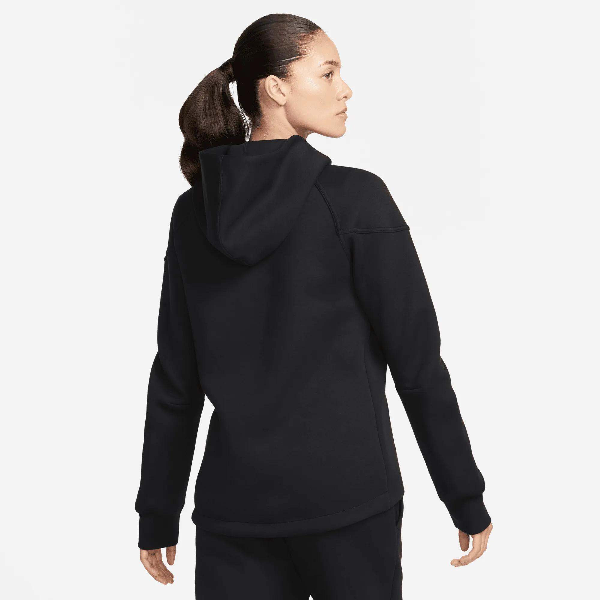 Nike Sportswear Tech Fleece Windrunner Women's Black Full-Zip Hoodie