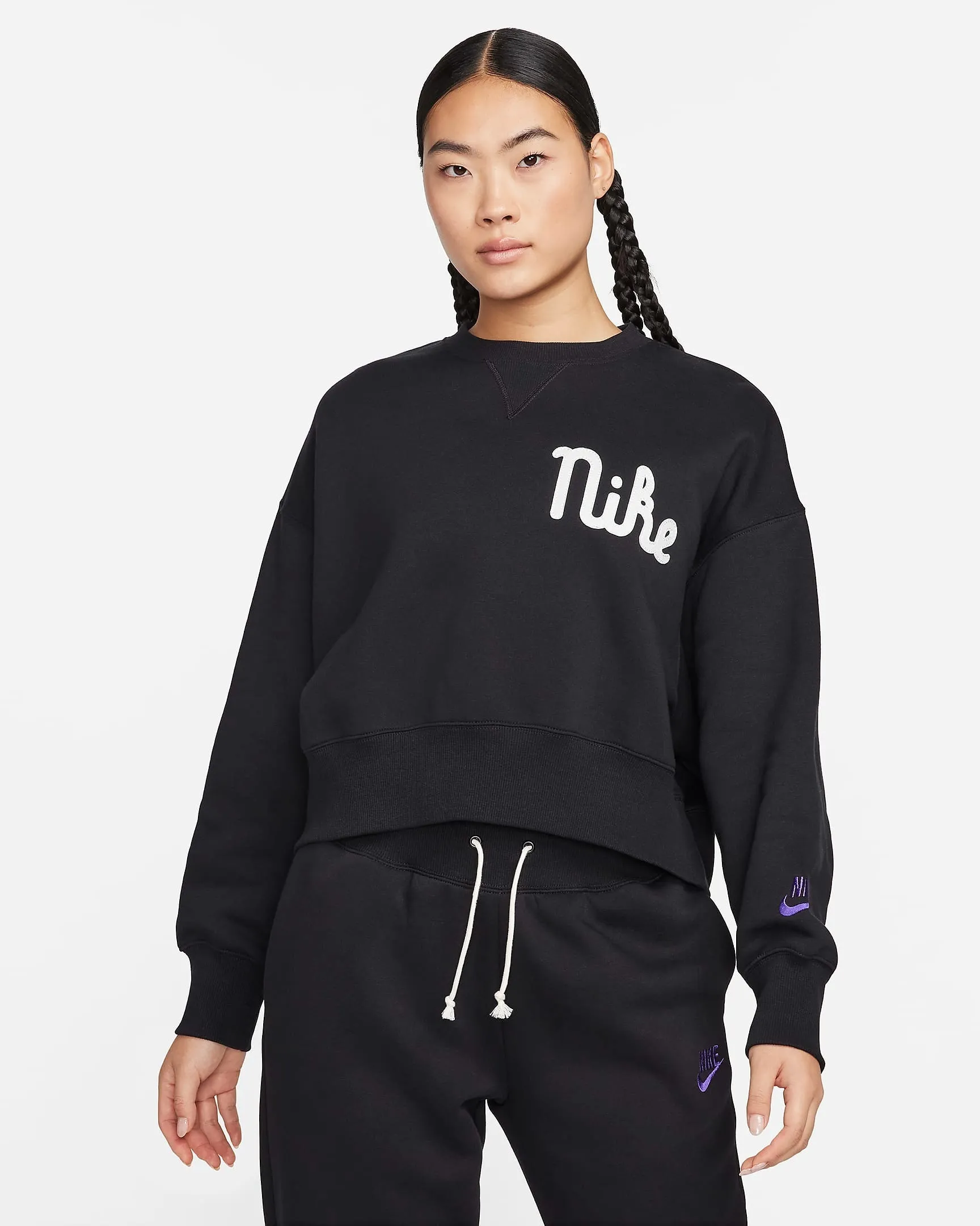 Nike  |Unisex Street Style Plain Cotton Logo Hoodies & Sweatshirts