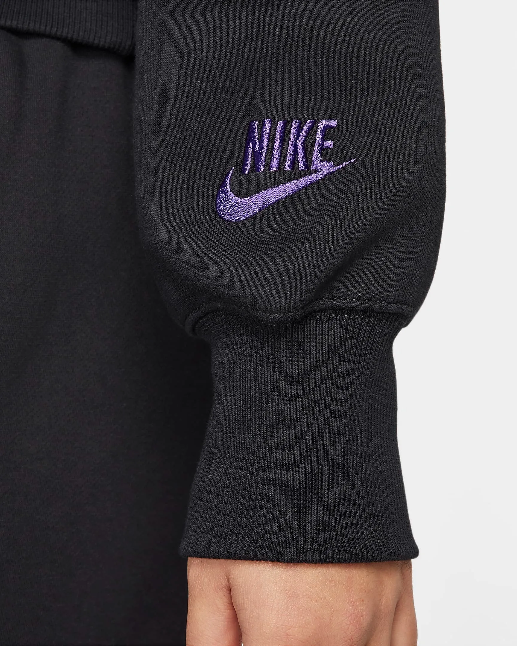 Nike  |Unisex Street Style Plain Cotton Logo Hoodies & Sweatshirts