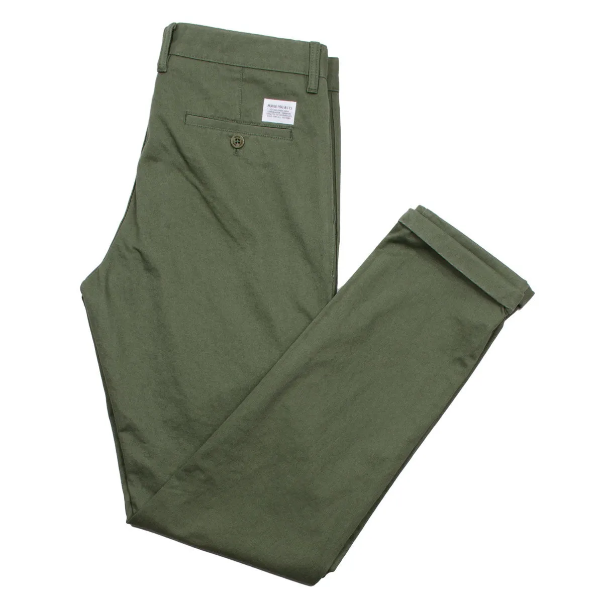 Norse Projects - Aros Heavy Chino - Dried Olive