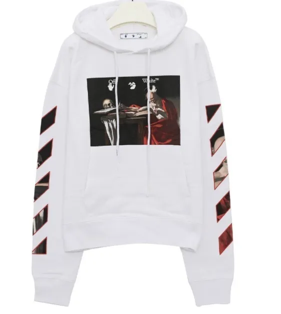 Off-White  |Street Style Logo Hoodies