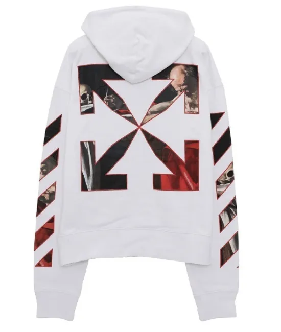 Off-White  |Street Style Logo Hoodies