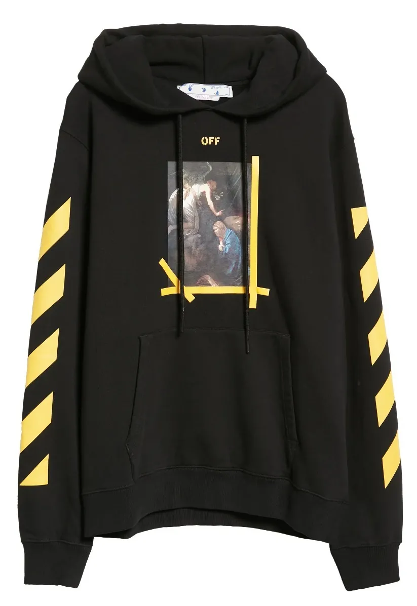 Off-White  |Street Style Plain Hoodies