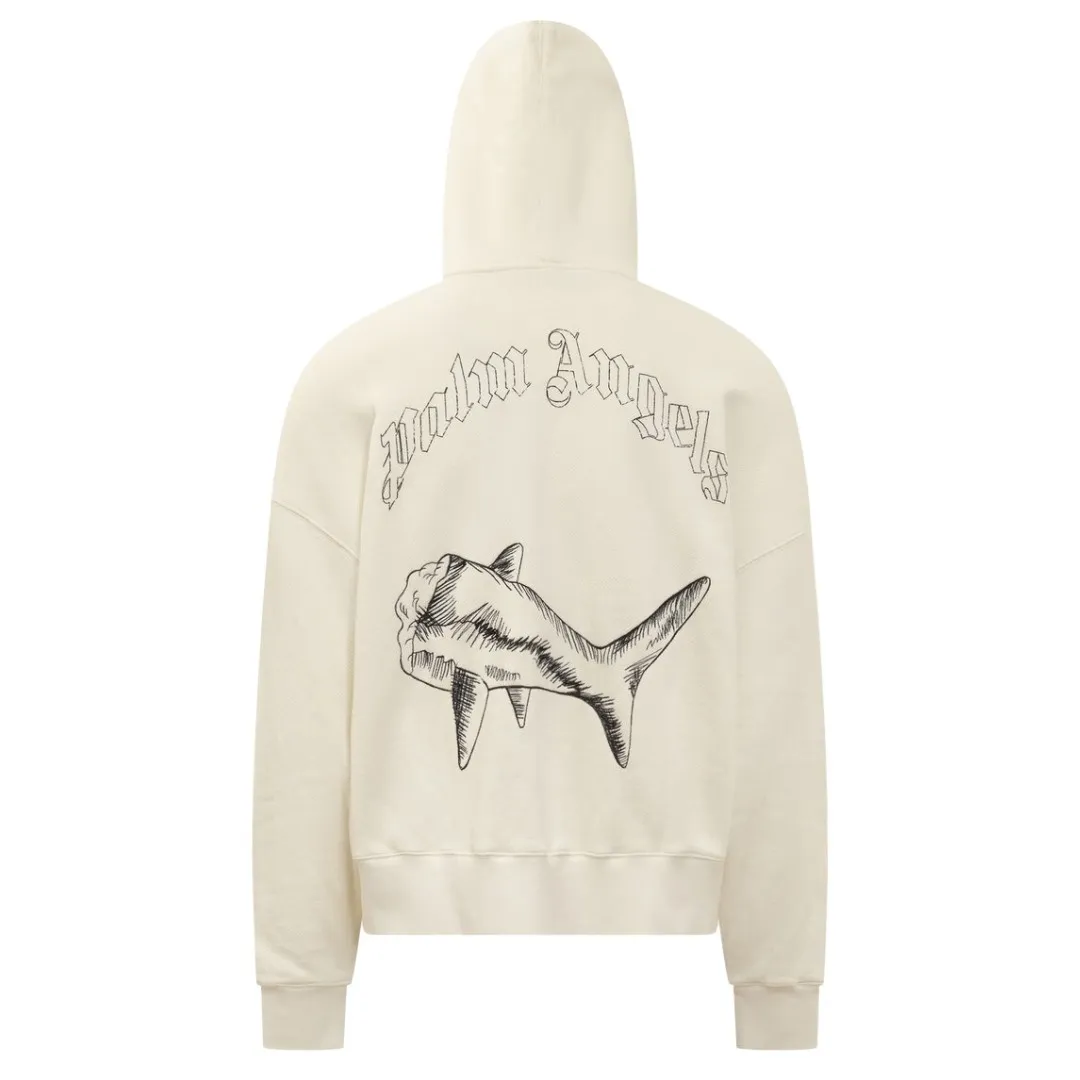 Palm Angels  |Street Style Long Sleeves Cotton Logo Hoodies