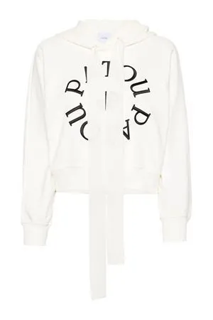 PATOU  |Long Sleeves Cotton Logo Hoodies & Sweatshirts