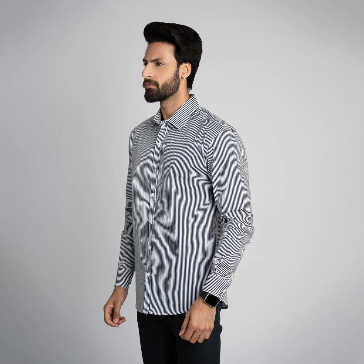 Poplin Plain Regular Shirt - HSSM3230010