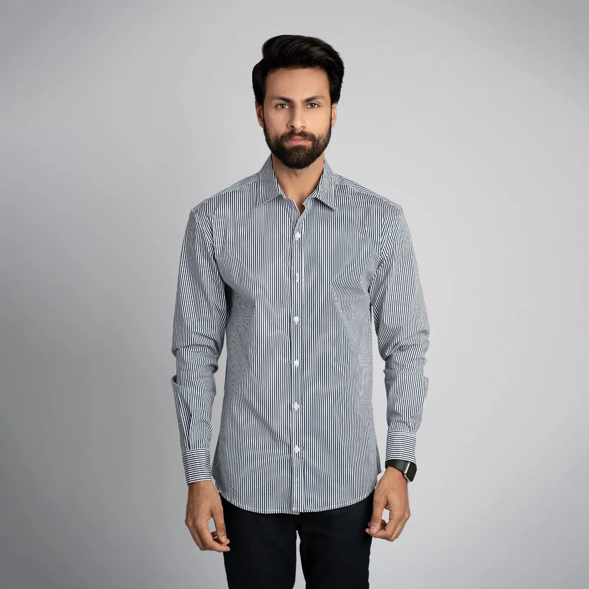 Poplin Plain Regular Shirt - HSSM3230010