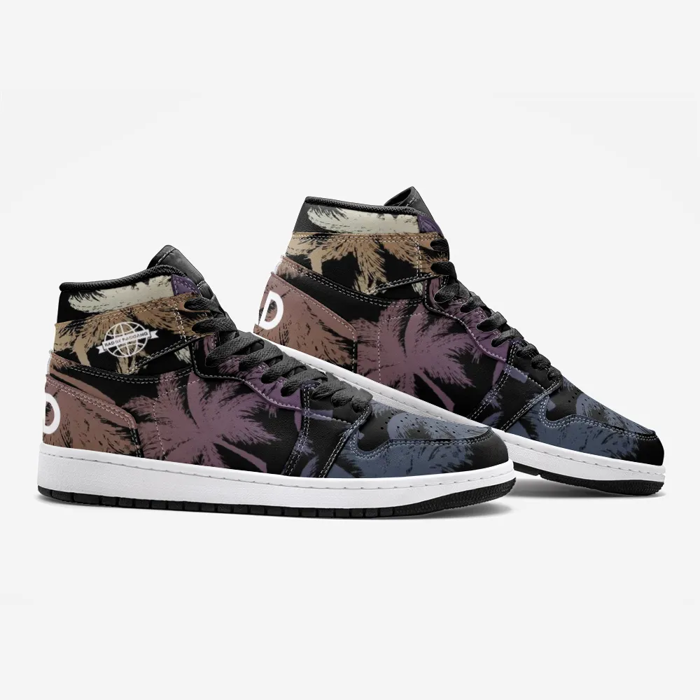 RAD SKYWALKER PALM TREE MID TOP SNEAKERS - MULTICOLOR PALM