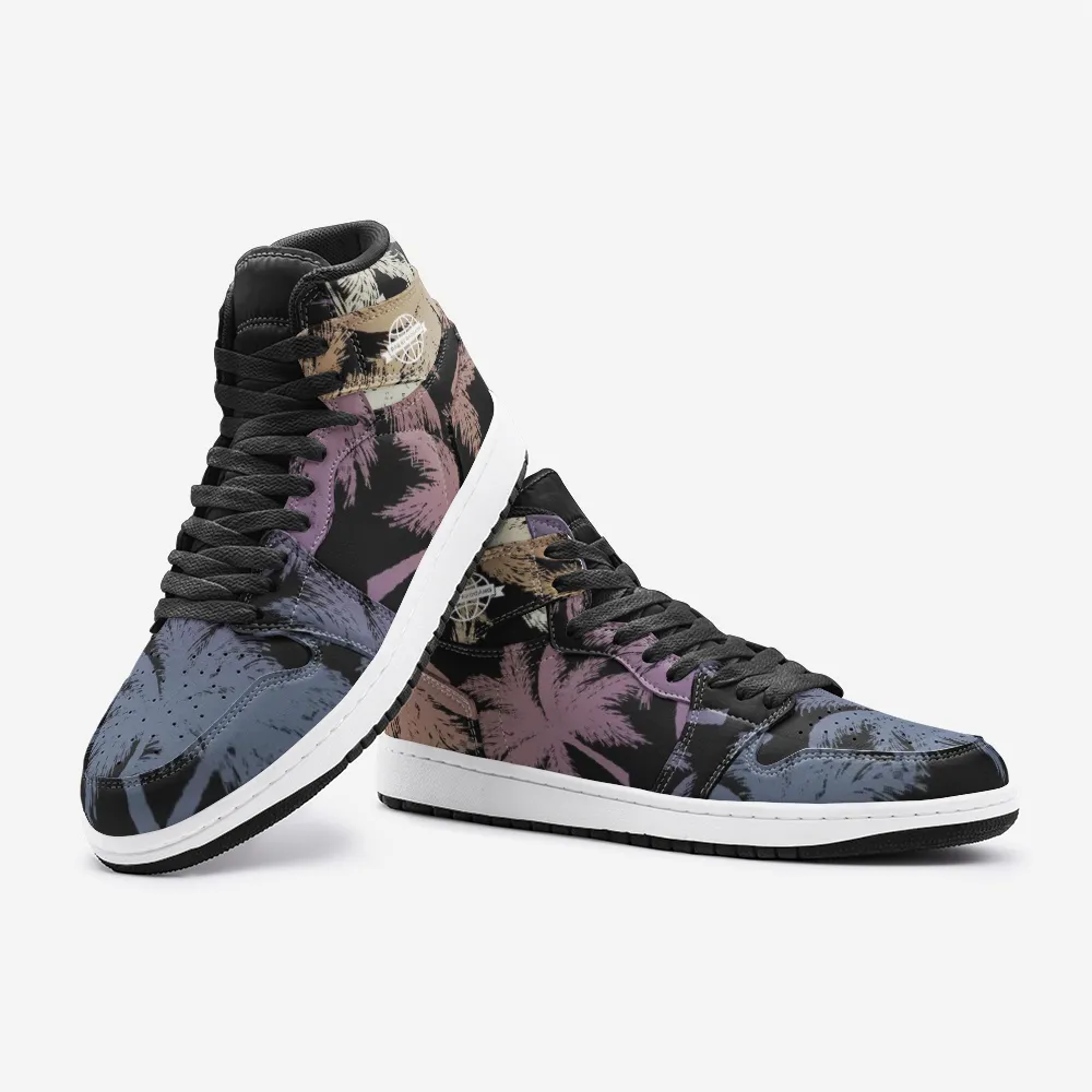 RAD SKYWALKER PALM TREE MID TOP SNEAKERS - MULTICOLOR PALM