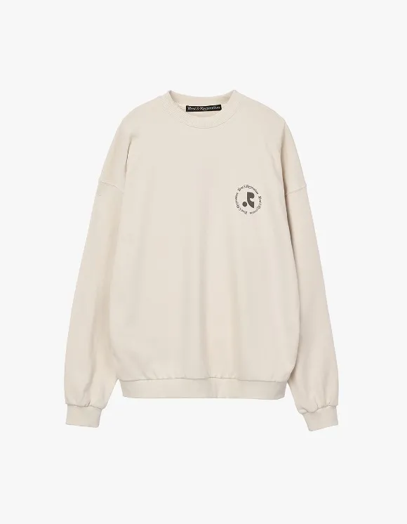 Rest & Recreation  |Unisex Long Sleeves Cotton Oversized Logo