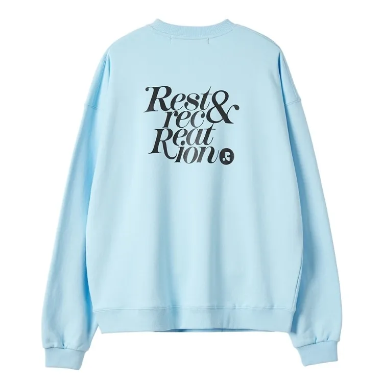 Rest & Recreation  |Unisex Street Style Logo Hoodies & Sweatshirts