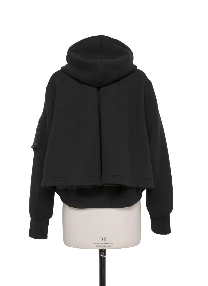 sacai  |Nylon Street Style Long Sleeves Plain Cotton