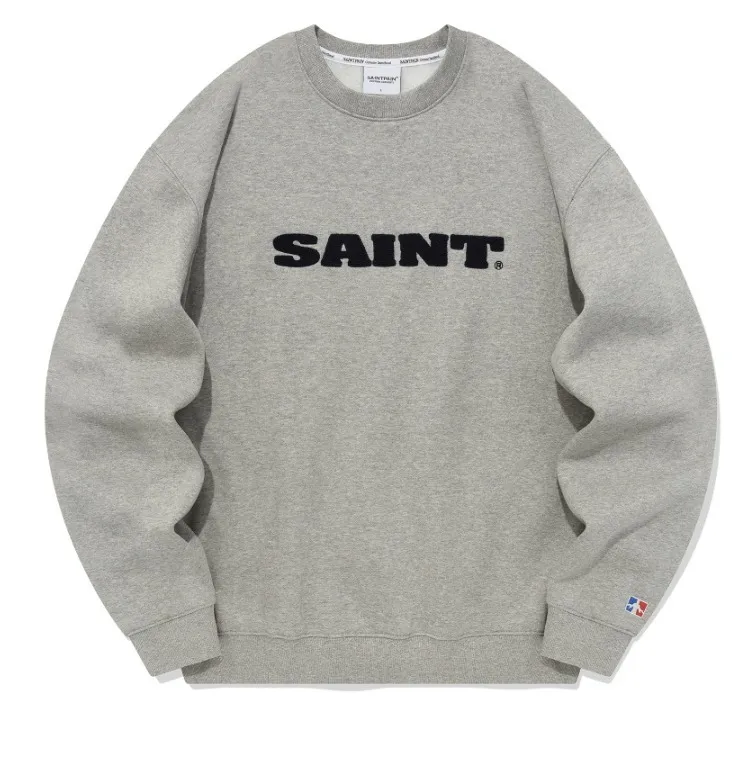 SAINTPAIN  |Street Style Logo Hoodies & Sweatshirts