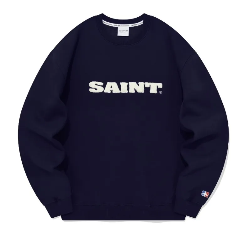 SAINTPAIN  |Street Style Logo Hoodies & Sweatshirts