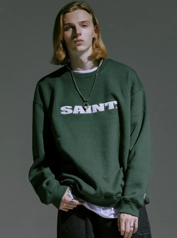 SAINTPAIN  |Street Style Logo Hoodies & Sweatshirts