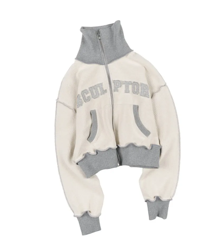 SCULPTOR  |Sweat Street Style Cotton Logo Hoodies & Sweatshirts