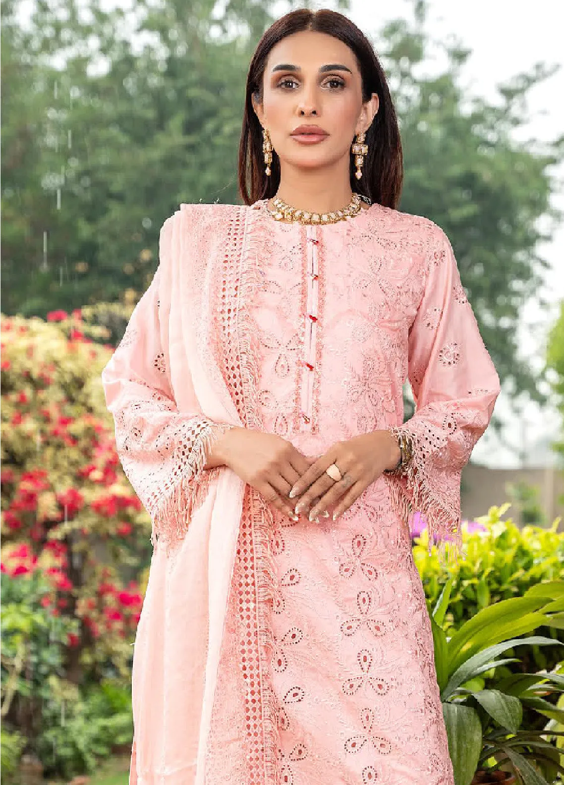 Signature Minakari By Zainab Fazlani Premium Lawn 3 Piece Unstitched Suit ZF24SMPL D-02