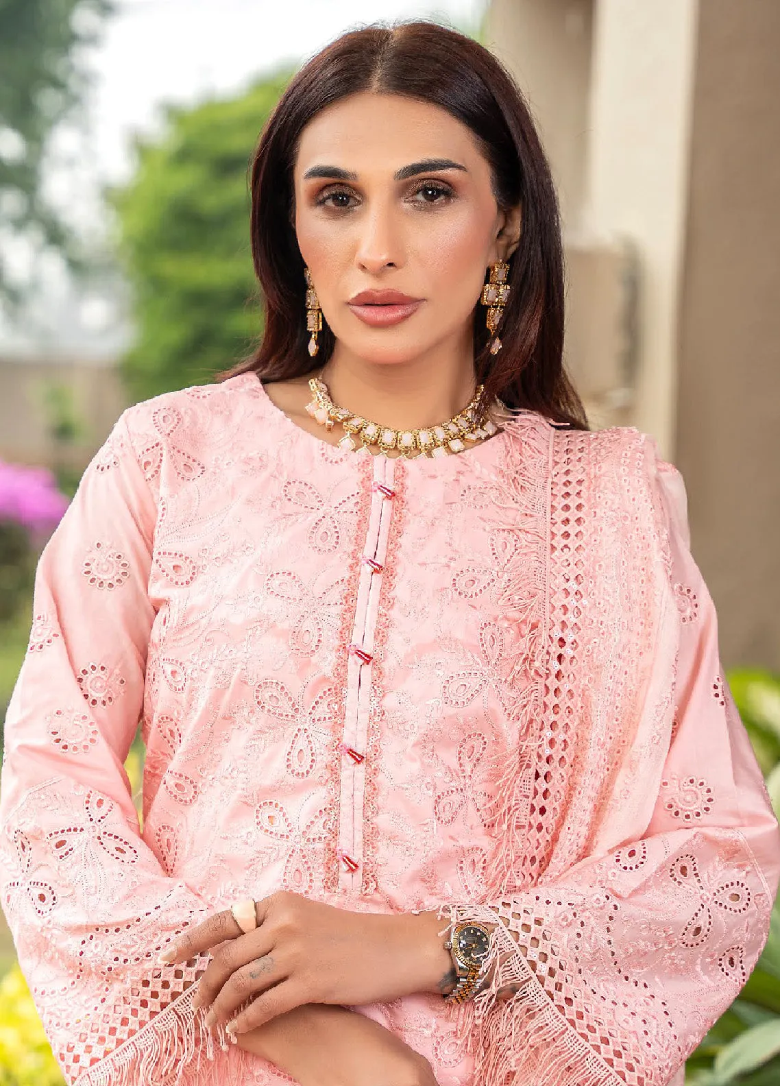 Signature Minakari By Zainab Fazlani Premium Lawn 3 Piece Unstitched Suit ZF24SMPL D-02