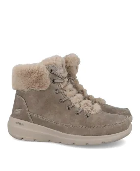 Skechers Glacial ultra women ankle boots with fur