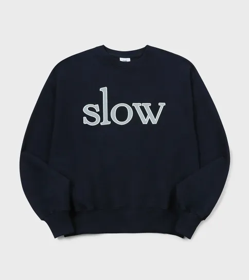 SLOW RECORD HOUSE  |Street Style Cotton Logo Hoodies & Sweatshirts