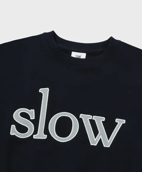 SLOW RECORD HOUSE  |Street Style Cotton Logo Hoodies & Sweatshirts