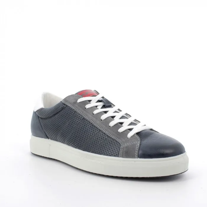 SNEAKERS IGI&CO UOMO MONTONEOLEOSO/BLU 1620711