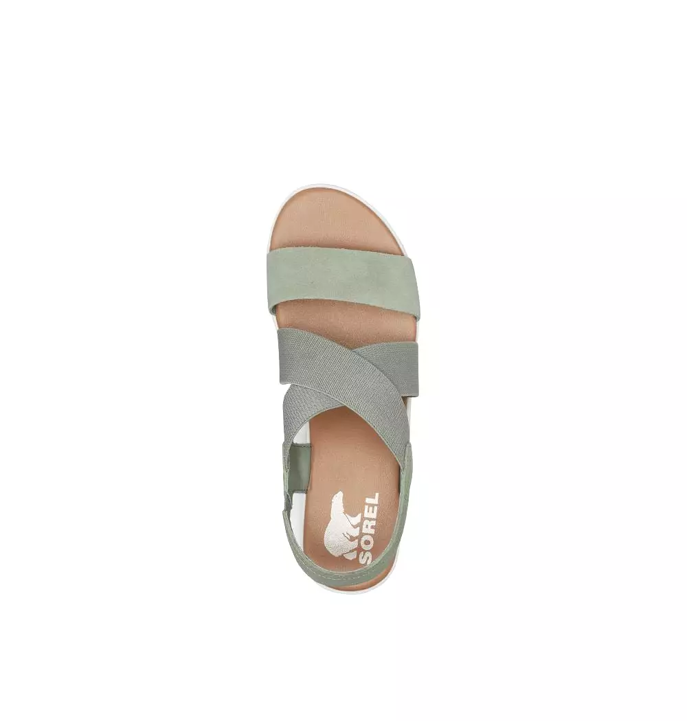 'Sorel' Women's Cameron Flatform Slingback - Safari / Sea Salt