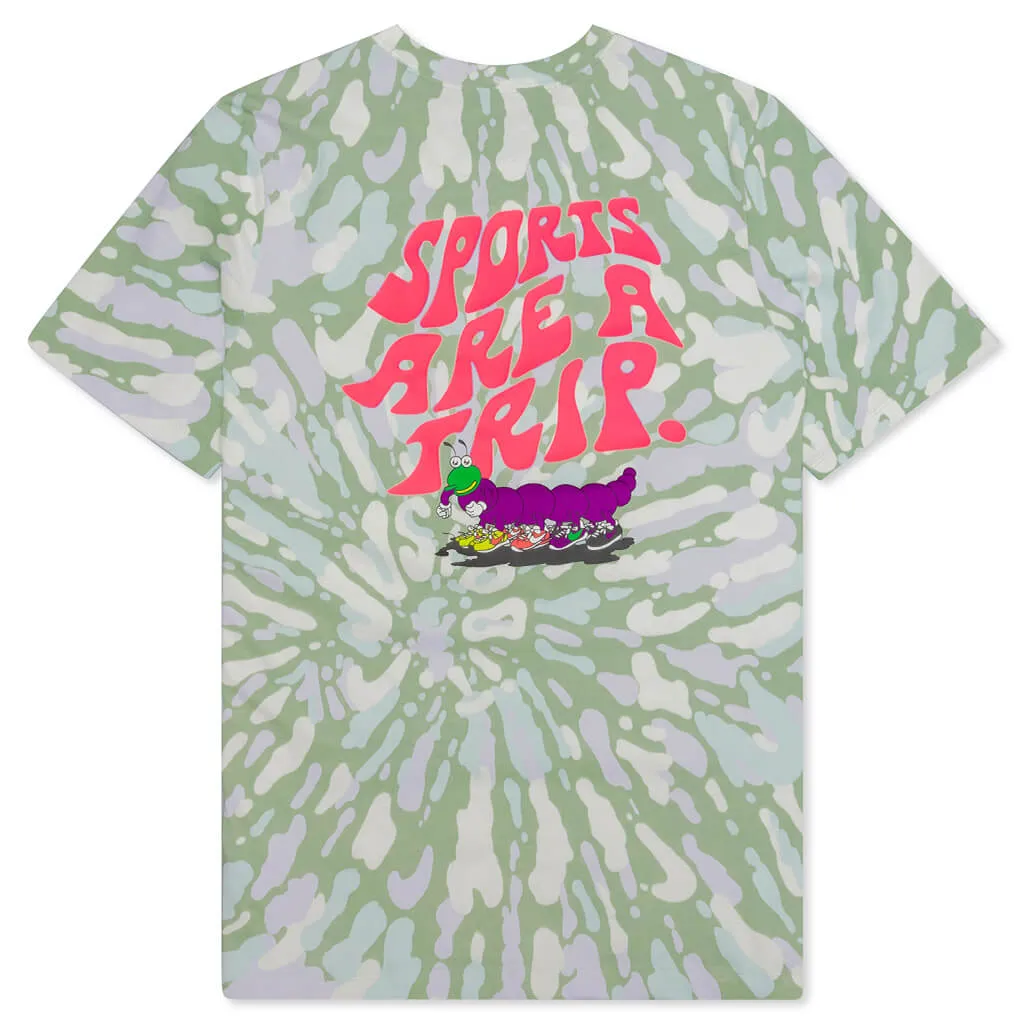 Sportswear Black Light Tie-Dye T-Shirt - Sail/Seafoam