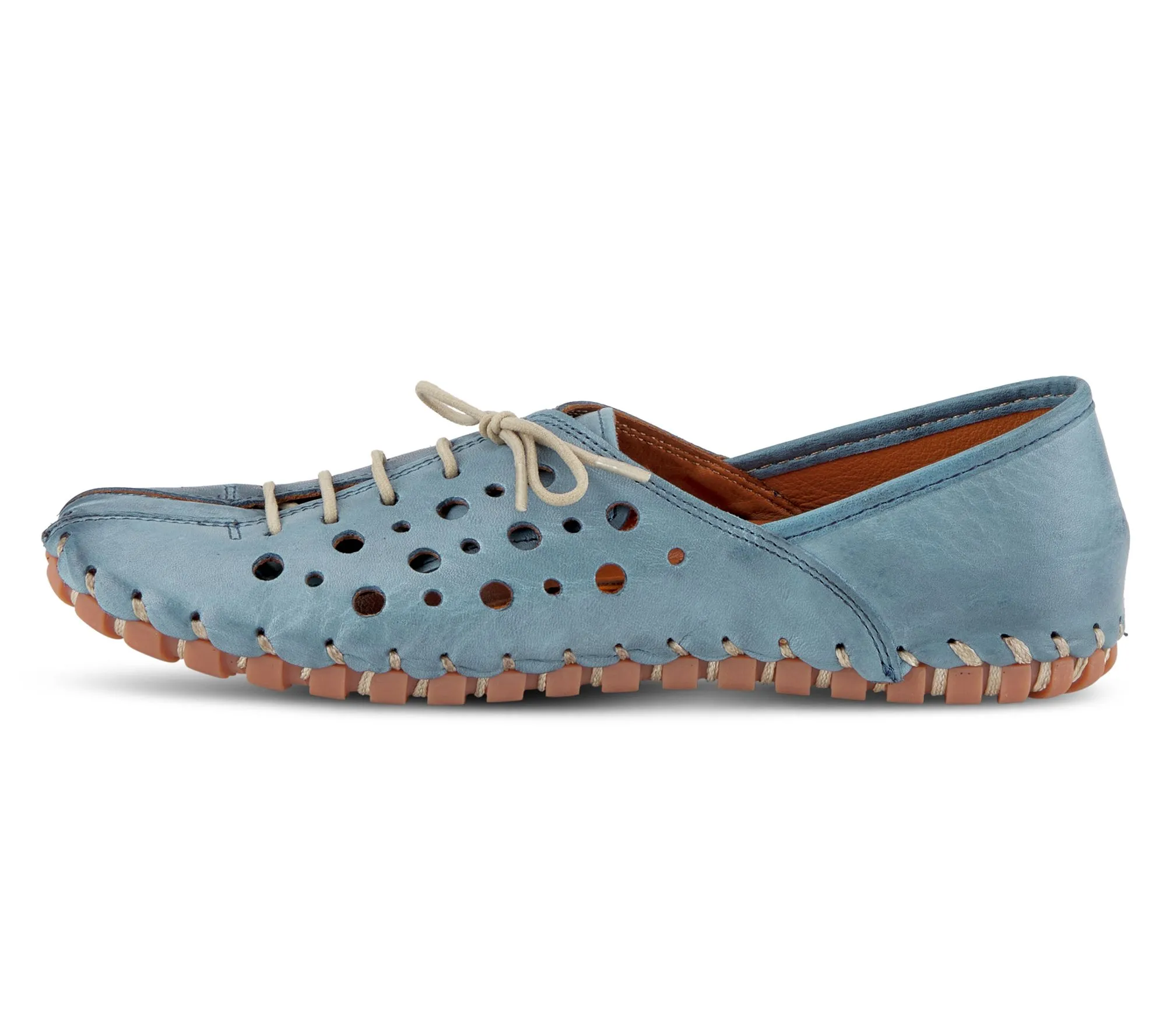 Spring Step Leather Slip-On Loafers - Moonwalk