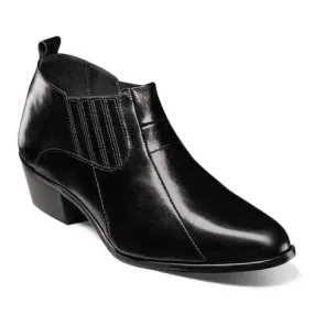 Stacy Adams Sotaro Black Cuban Heel Boots