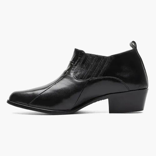 Stacy Adams Sotaro Black Cuban Heel Boots