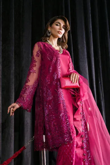 Starlet By Afrozeh Embroidered Organza Unstitched 3 Piece Suit - 07