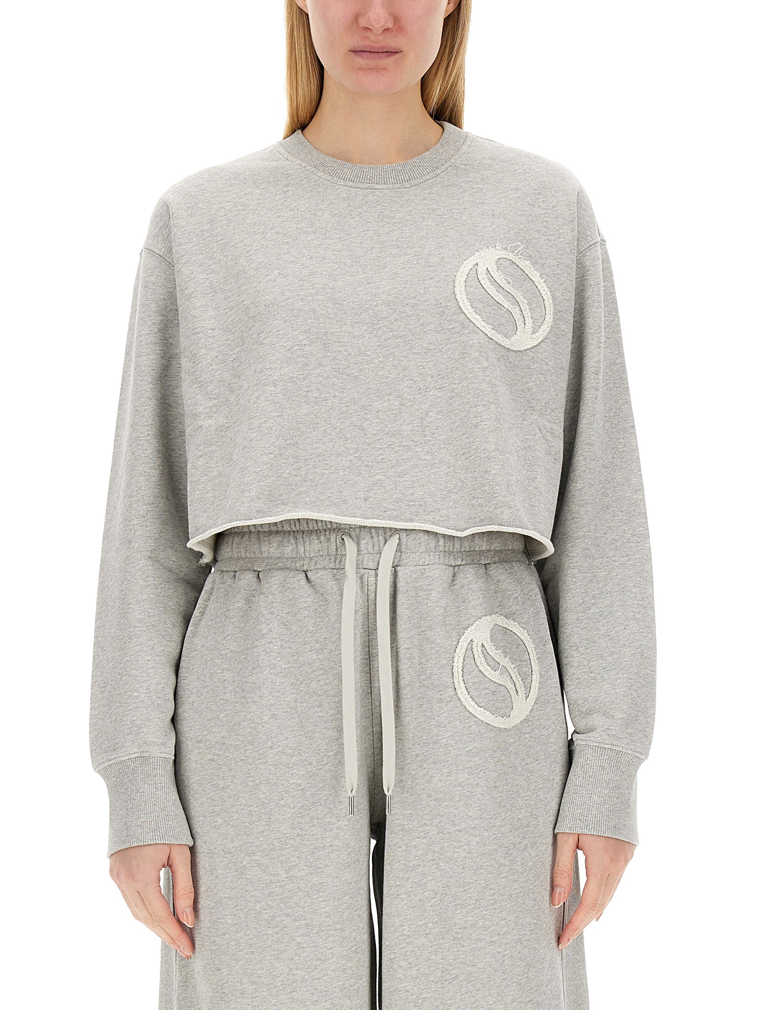 STELLA McCARTNEY    COTTON SWEATSHIRT WITH LOGO