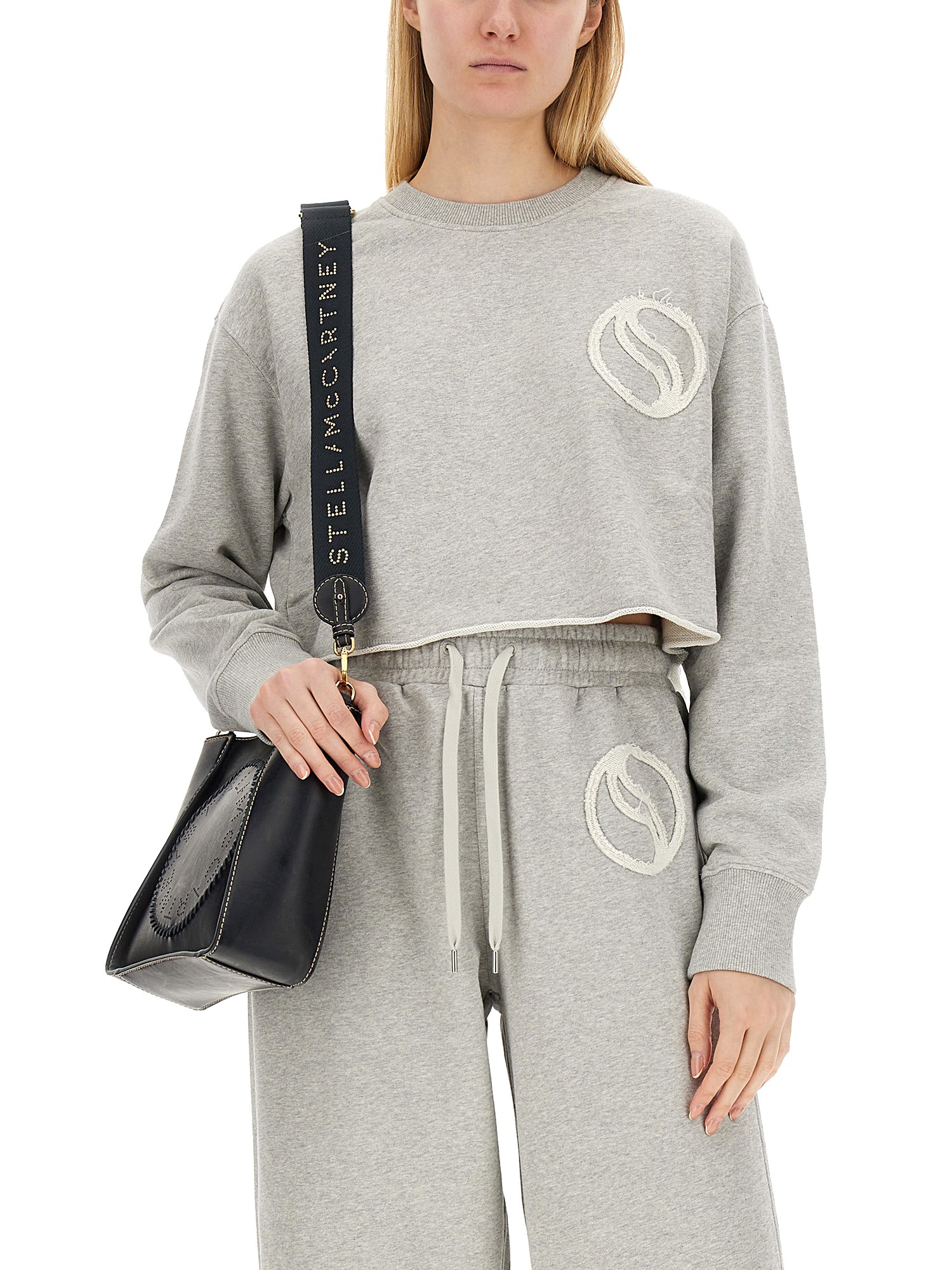 STELLA McCARTNEY    COTTON SWEATSHIRT WITH LOGO