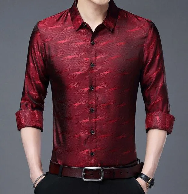 Stewart Satin Summer Shirt For Men