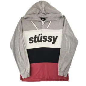 Stussy striped hoodie size S