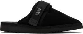 Suicoke Black ZAVO-Mab Slip-On Loafers