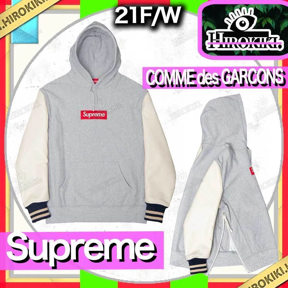 Supreme  |Unisex Street Style Collaboration Logo Hoodies