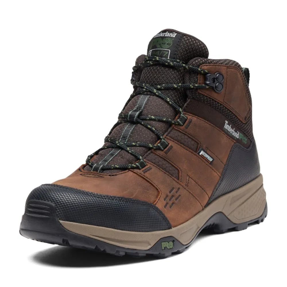 Timberland PRO Switchback LT Men's Waterproof 6 Steel Toe Work Boot TB0A61T7214 - Brown