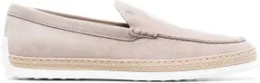 Tod's suede slip-on loafers Neutrals