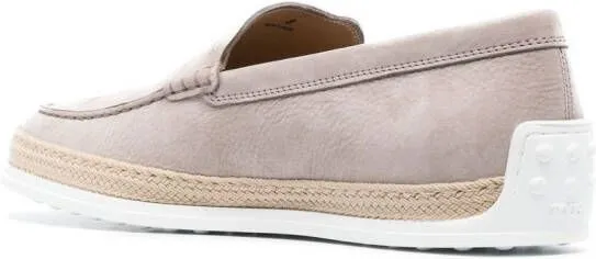 Tod's suede slip-on loafers Neutrals