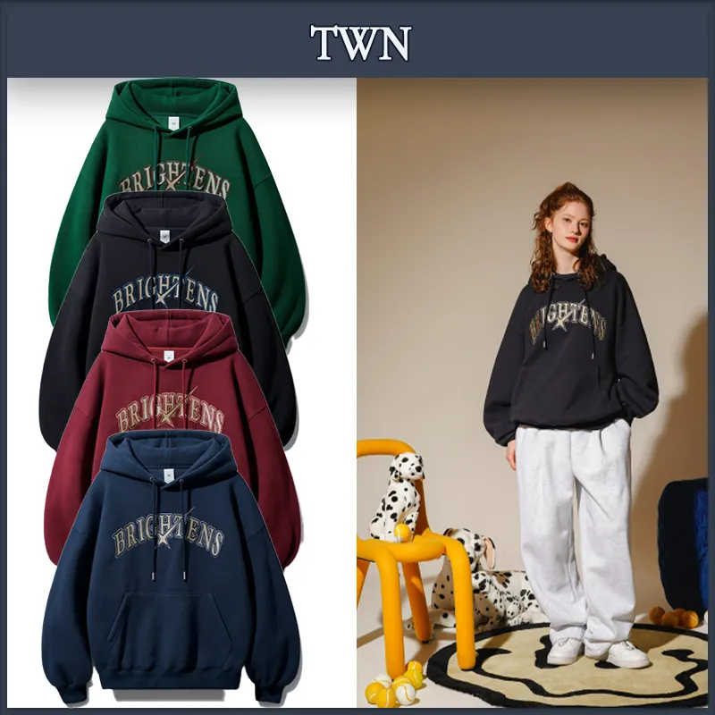 TWN  |Unisex Street Style Hoodies & Sweatshirts