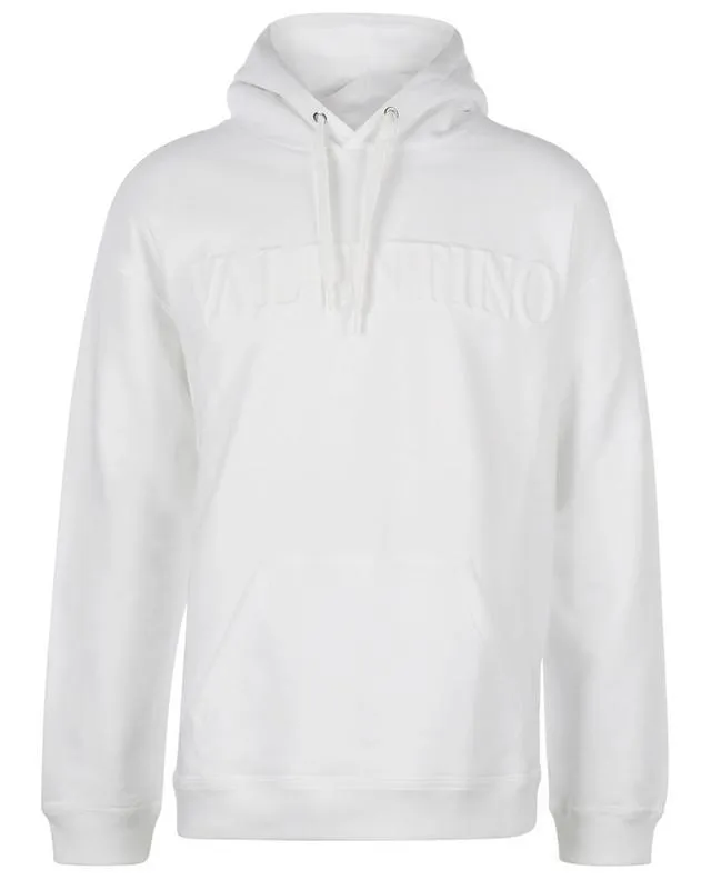 VALENTINO  |Street Style Long Sleeves Cotton Logo Luxury Hoodies