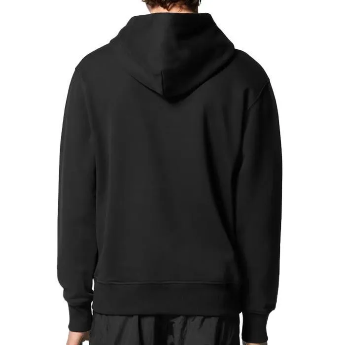 VERSACE JEANS  |Unisex Plain Cotton Oversized Logo Hoodies