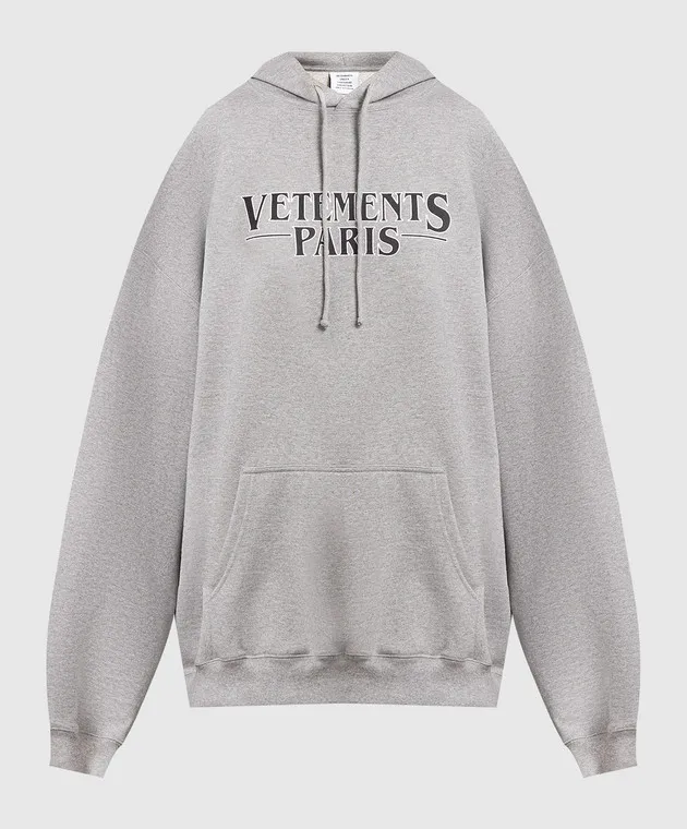 VETEMENTS  |Street Style Long Sleeves Plain Logo Hoodies