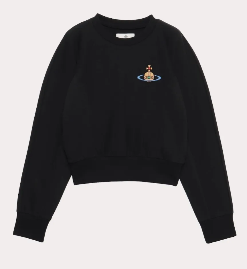 Vivienne Westwood  |U-Neck Long Sleeves Plain Logo Hoodies & Sweatshirts