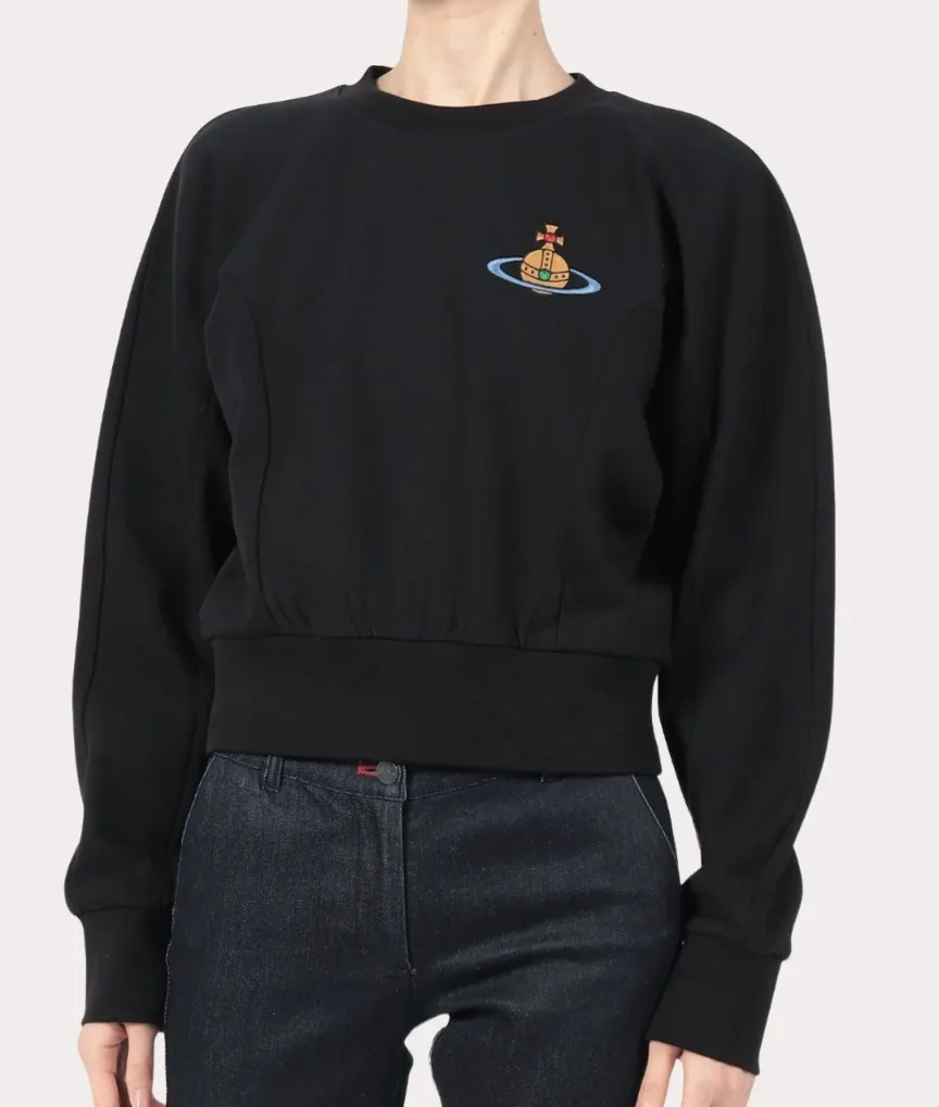 Vivienne Westwood  |U-Neck Long Sleeves Plain Logo Hoodies & Sweatshirts