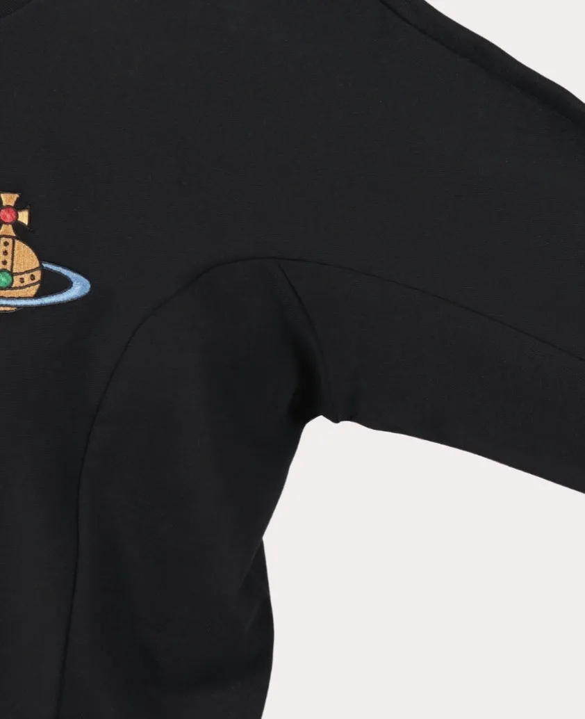 Vivienne Westwood  |U-Neck Long Sleeves Plain Logo Hoodies & Sweatshirts