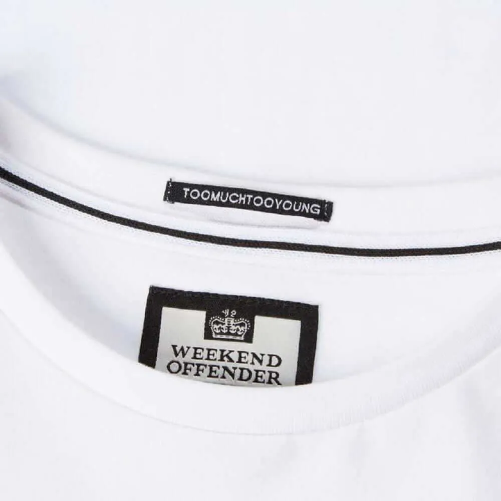 Weekend Offender T Shirt PRISON White